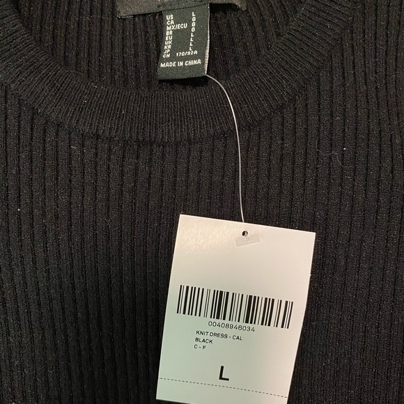 Ribbed knit midi dress - Picture 3 of 4